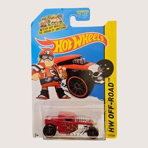 Red with Flames Hot Wheels Off Road Shaker -- ITEM #3649